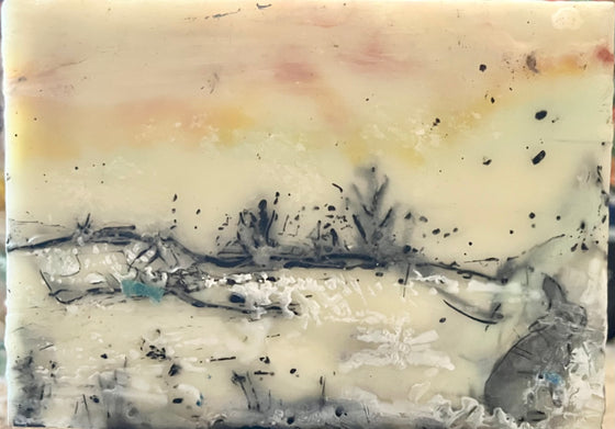 2.5 x 3.5 ATC  EA Whitescape Bunny EA 10022