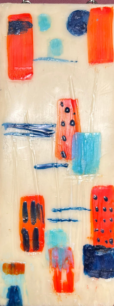 2.75 x 7  EA Orange Block Town EA 10011