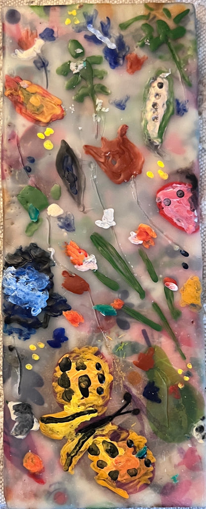 2.75 x 7  EA Layered Flowers Red Tulip  EA 10003